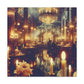 Whispered Revelry: Baroque Enclaves - Canvas