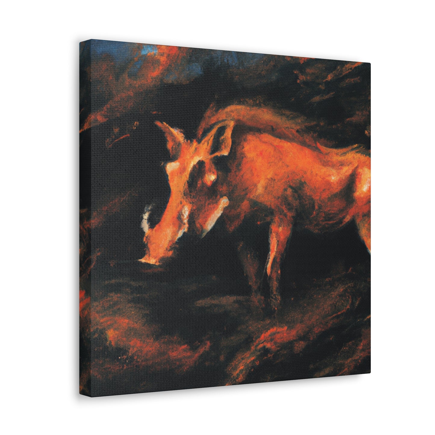 "Warthog in Hyperrealism" - Canvas