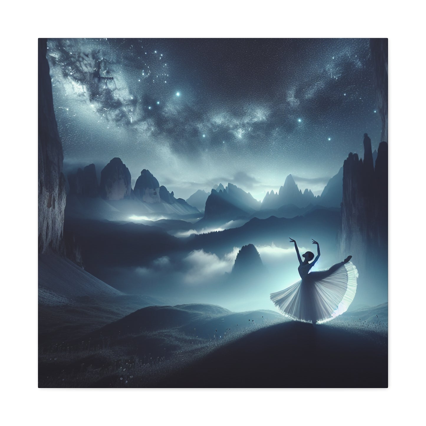 Graceful Serenade in Nature - Canvas