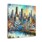 "Urban Dreams Unleashed" - Canvas