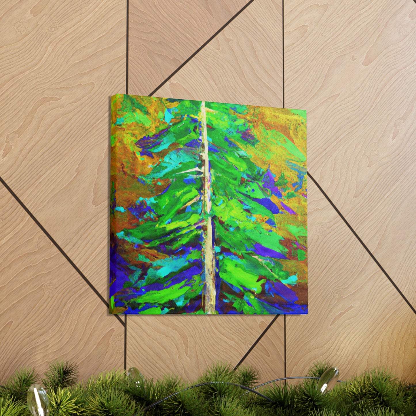 Douglas Fir Impressionism - Canvas