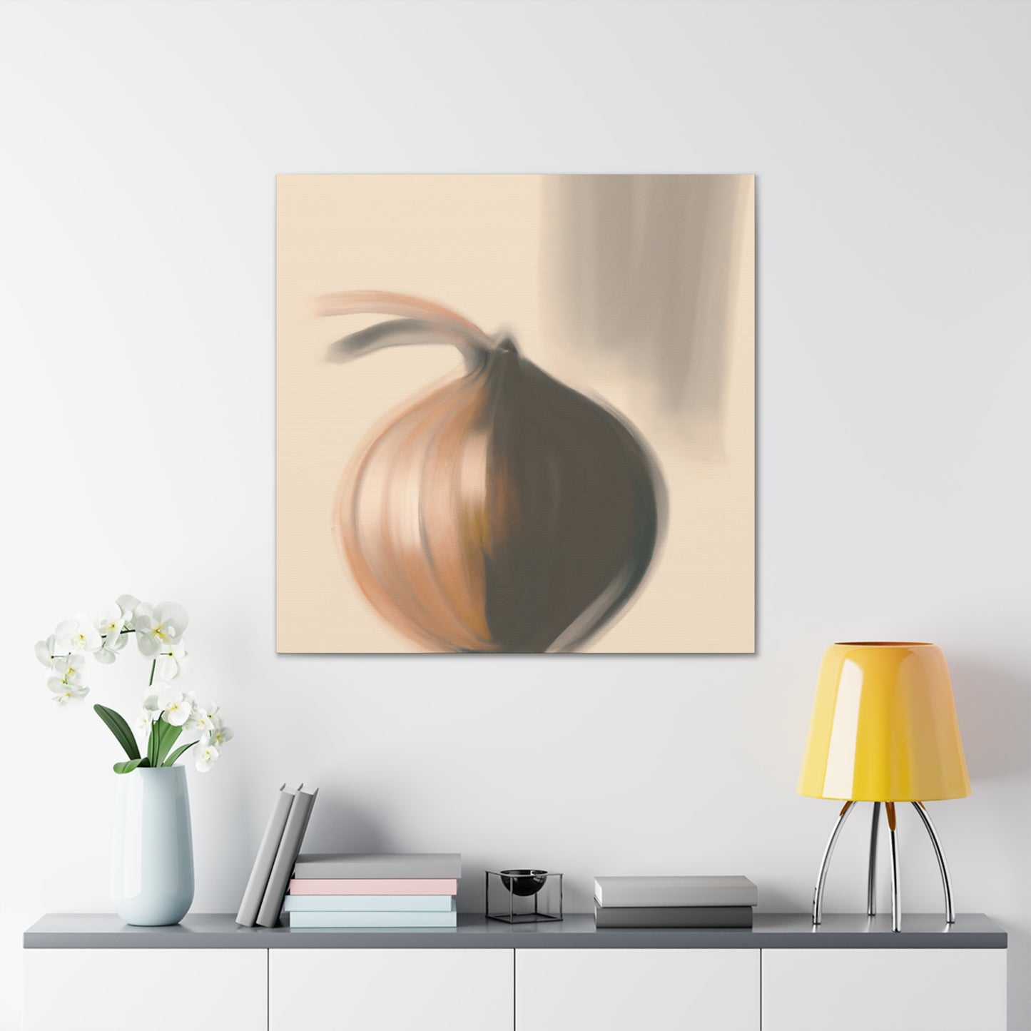 Onion Reflection Ablaze - Canvas