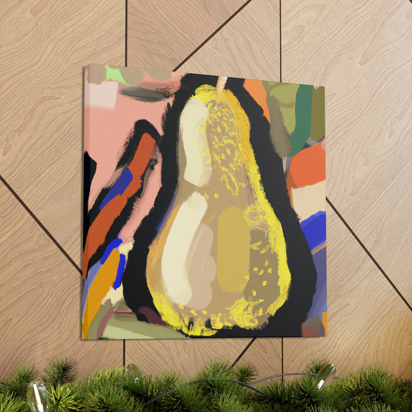 Pear in Abstraction - Canvas