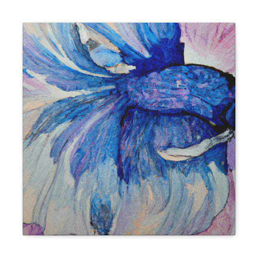 Betta Swimming Colors - Canvas