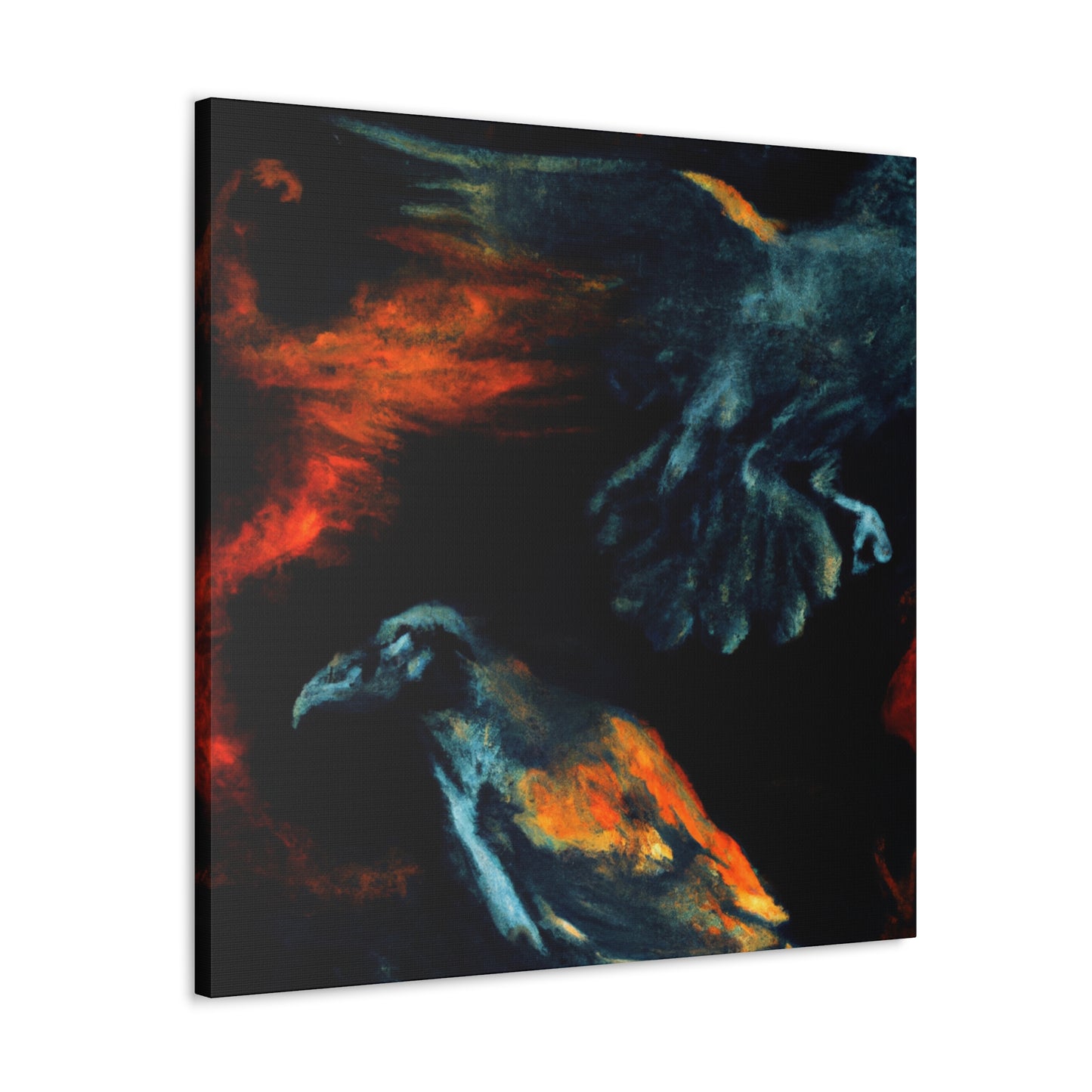 American Crow Regalness - Canvas