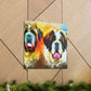 Saint Bernard's Majesty - Canvas