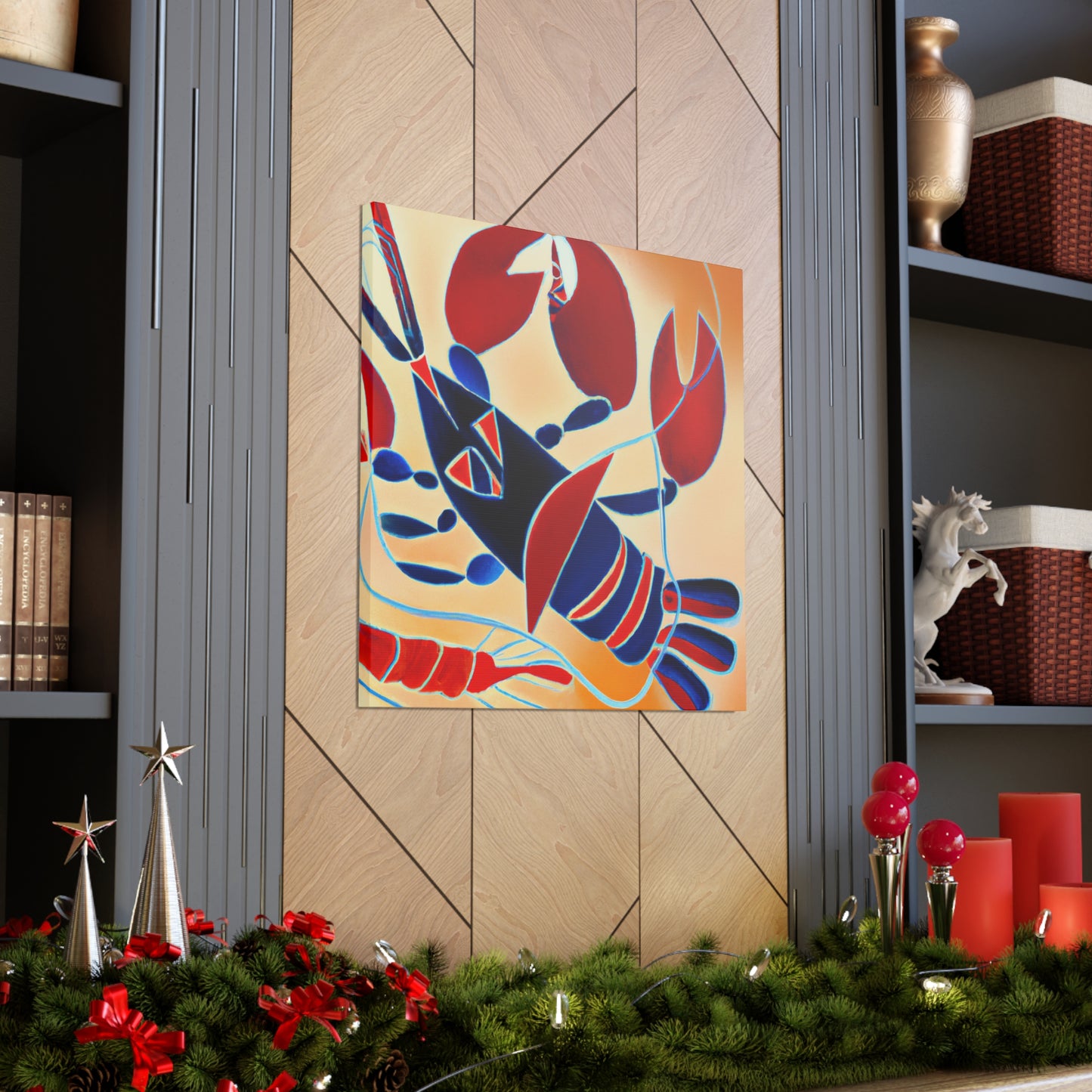 Lobster in Art Deco - Canvas