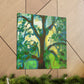 "Elm in Splendid Bloom" - Canvas