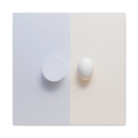 Eggs in Minimalism - Canvas