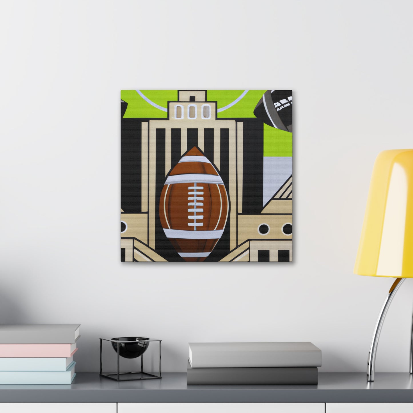 "Football's Gleaming Splendor" - Canvas