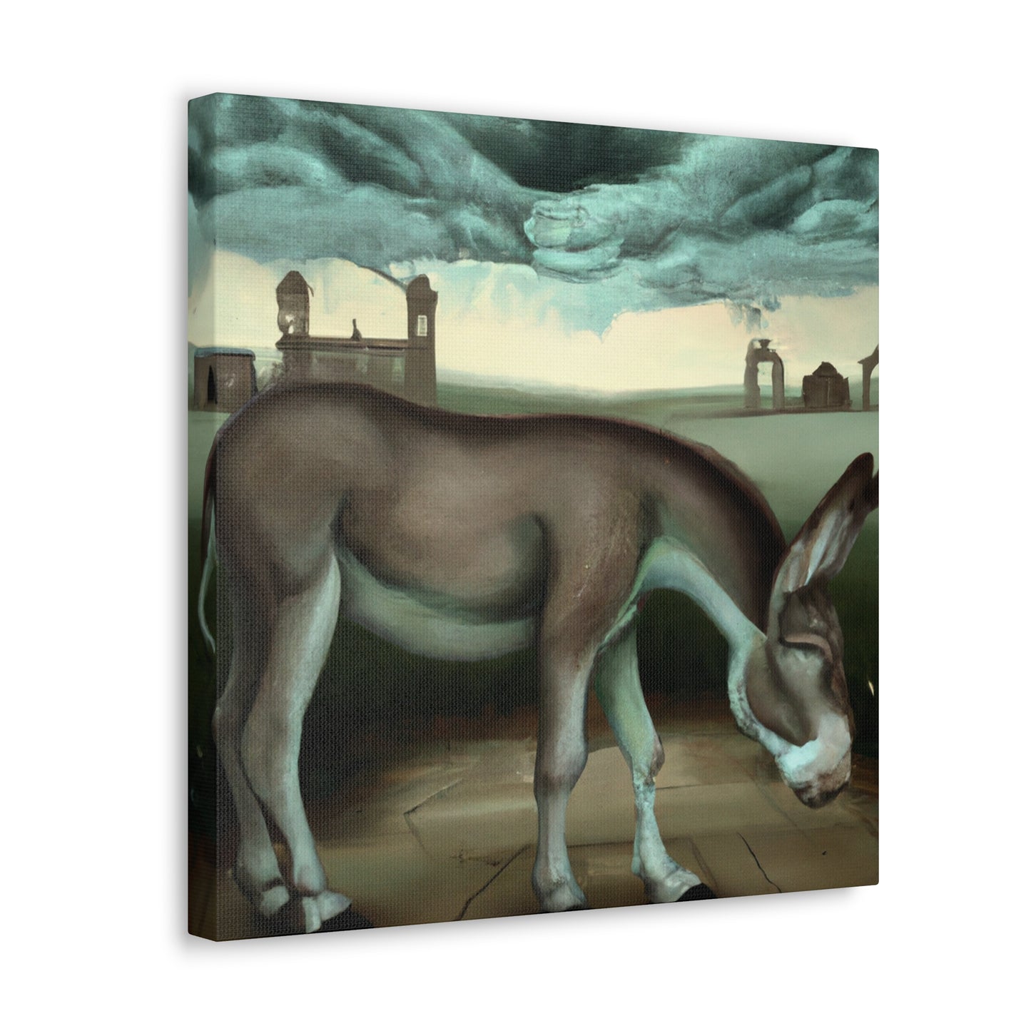 "Donkey in Art Nouveau." - Canvas