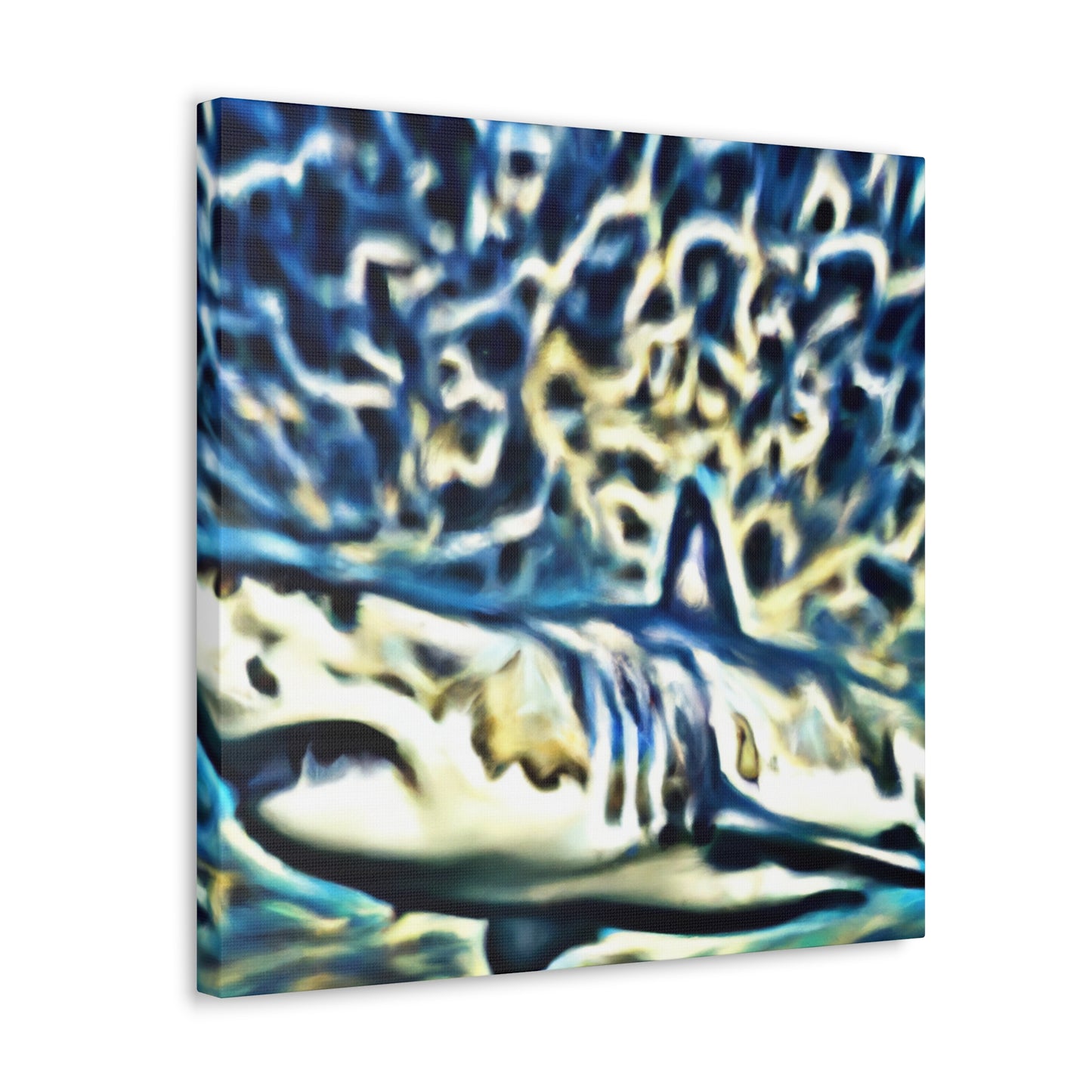 "Shark in Surrealism". - Canvas