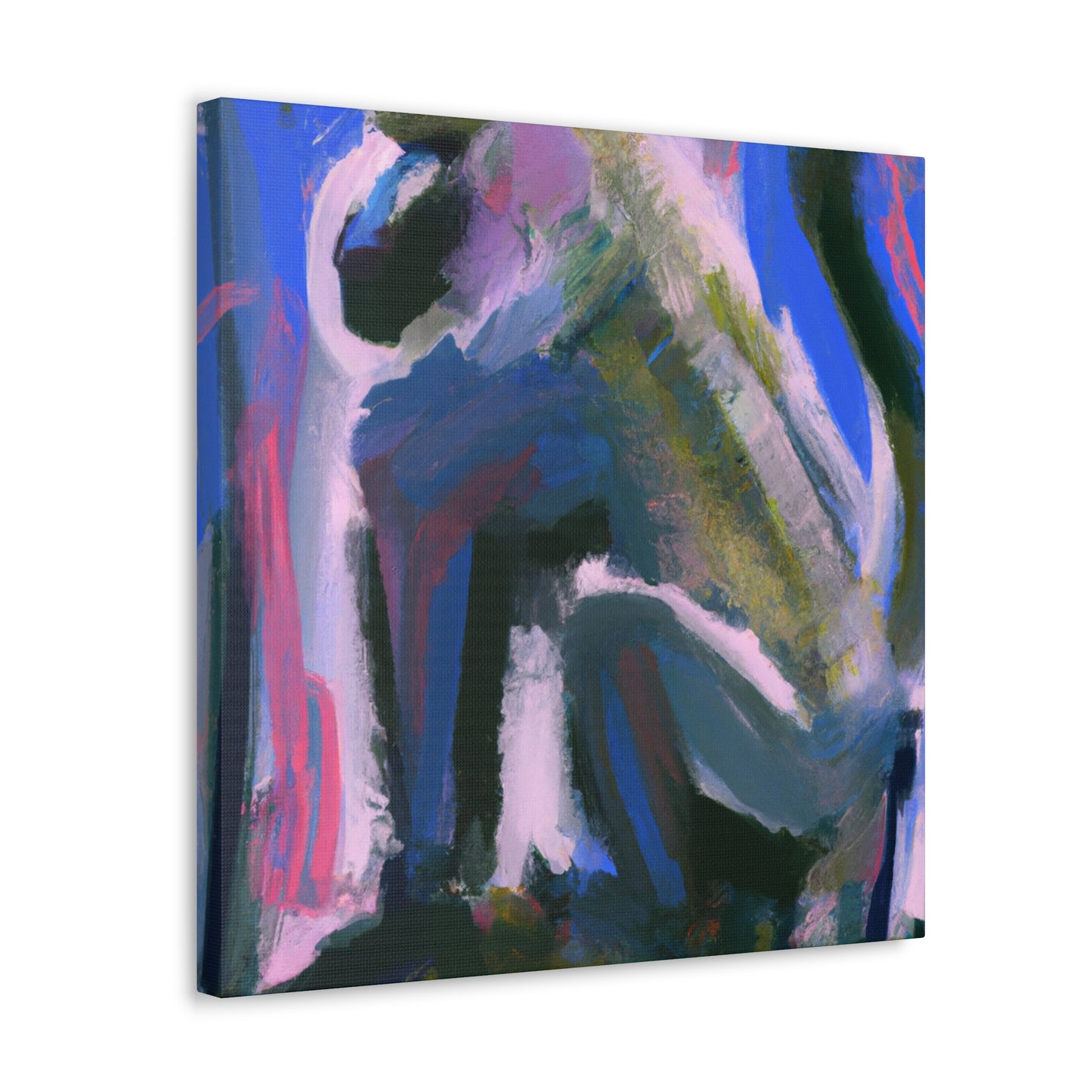 "Baboon in Abstract Color" - Canvas