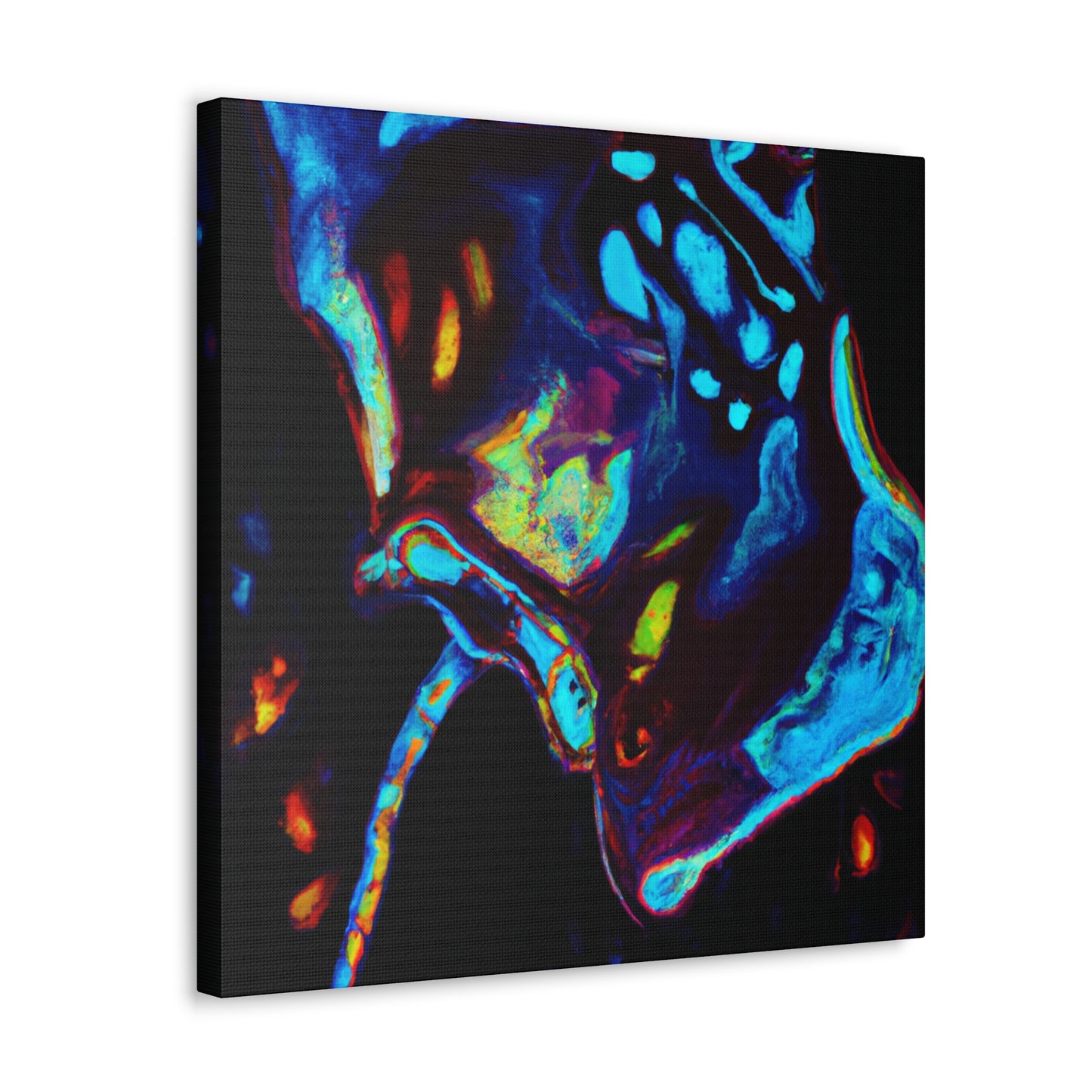 "Stingray Art Deco Gloss" - Canvas