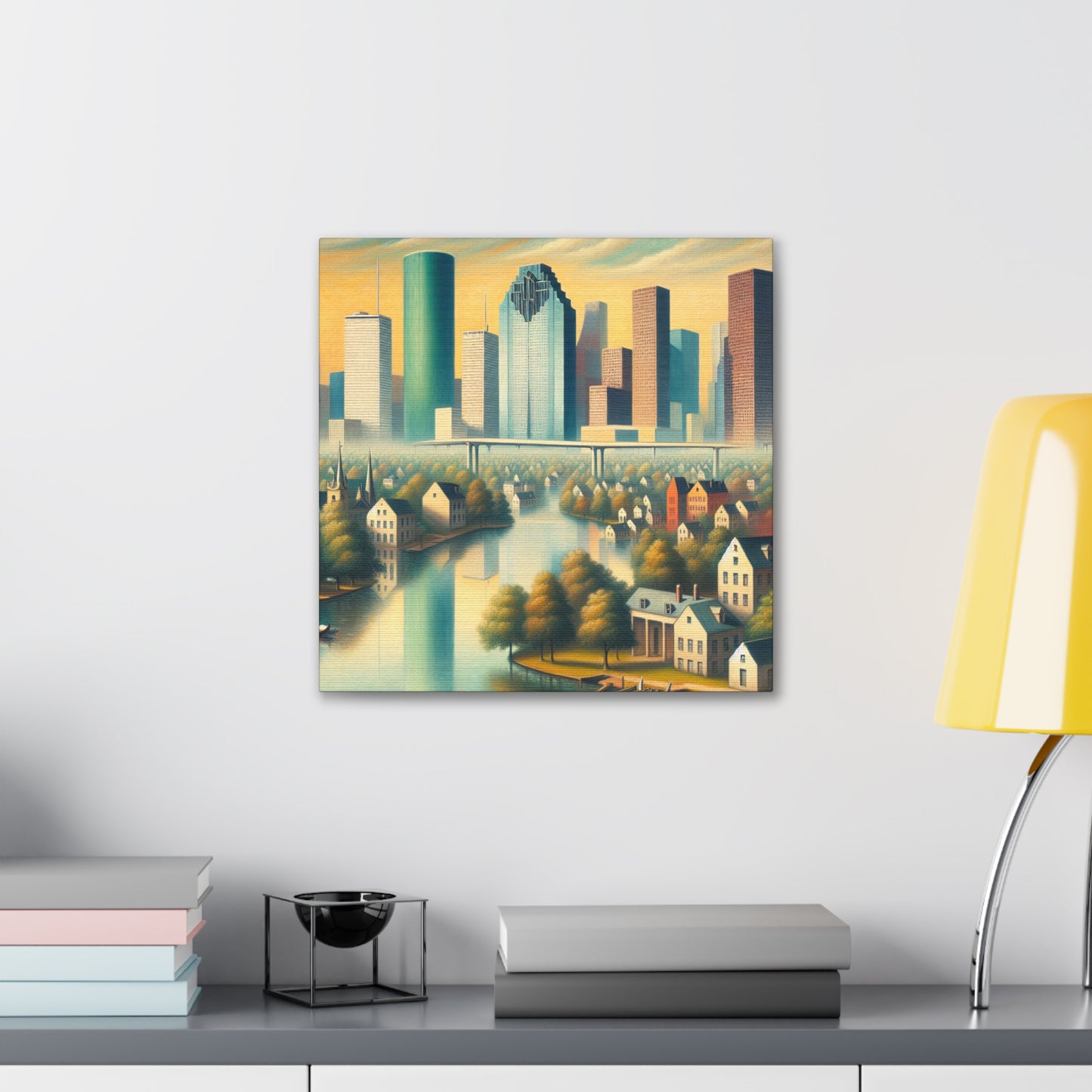 "Enigmatic Dream of Houston" - Canvas