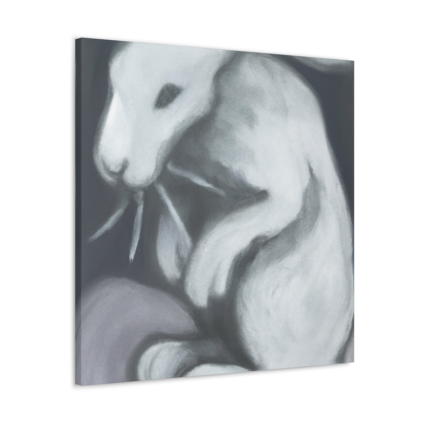 Arctic Hare Expressionism - Canvas