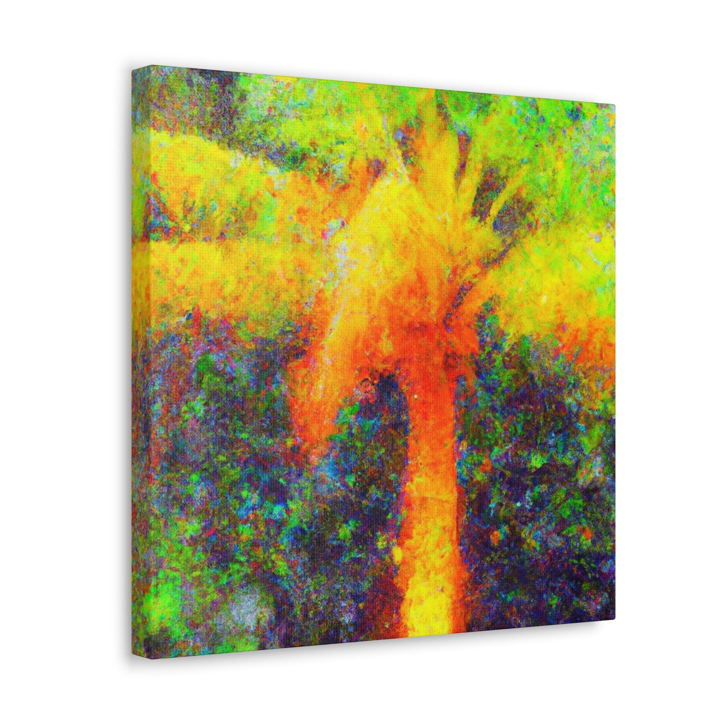 Palm Tree Impressionism - Canvas