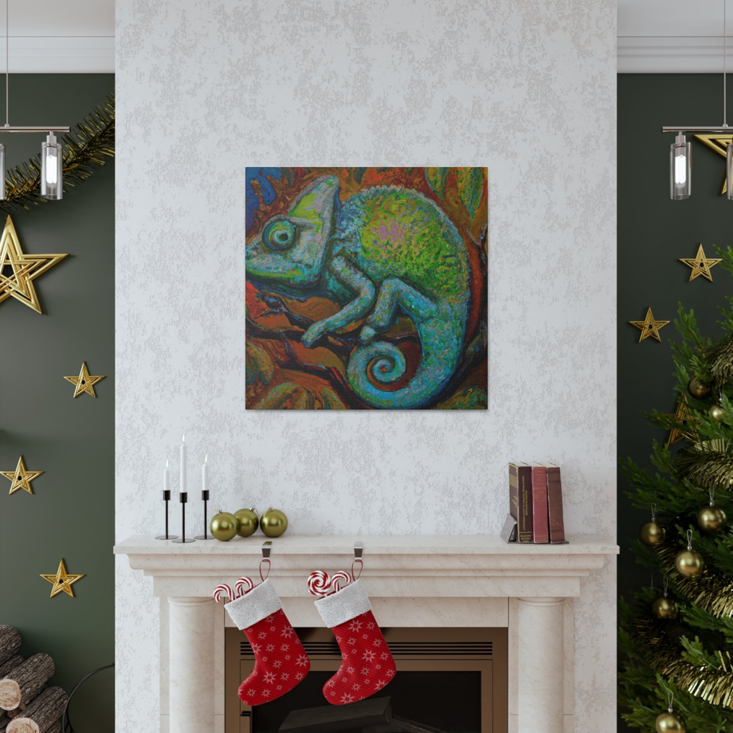 Veiled Chameleon Dream - Canvas