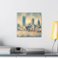 "Urban Tranquility: Milwaukee Minimalism" - Canvas