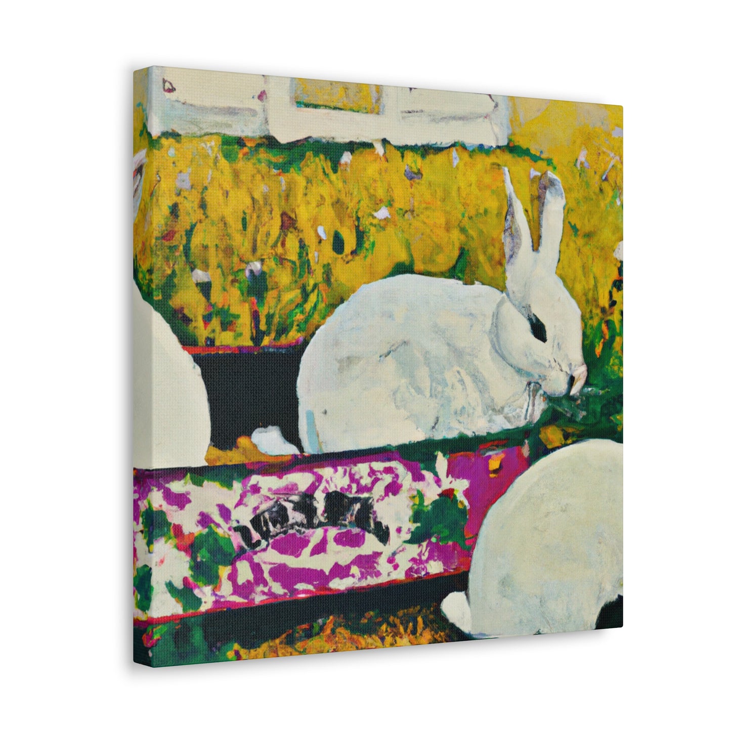 "Rabbit in Repose" - Canvas