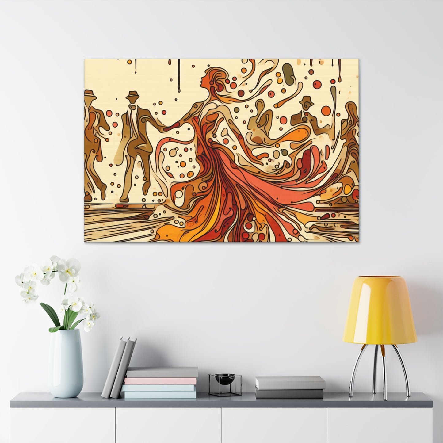 Graceful Melodies in Movement - Canvas