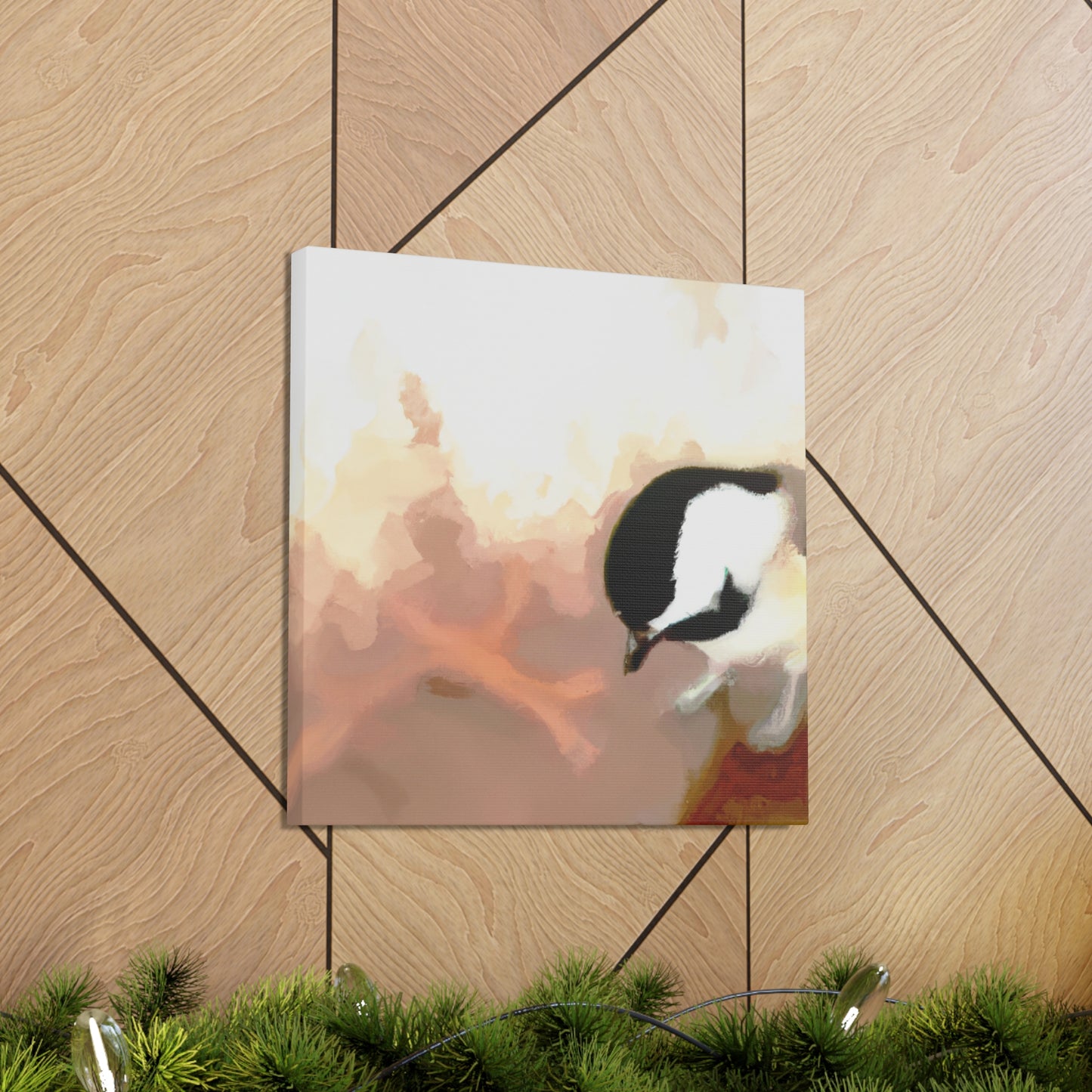 Chickadee Abstractionists - Canvas