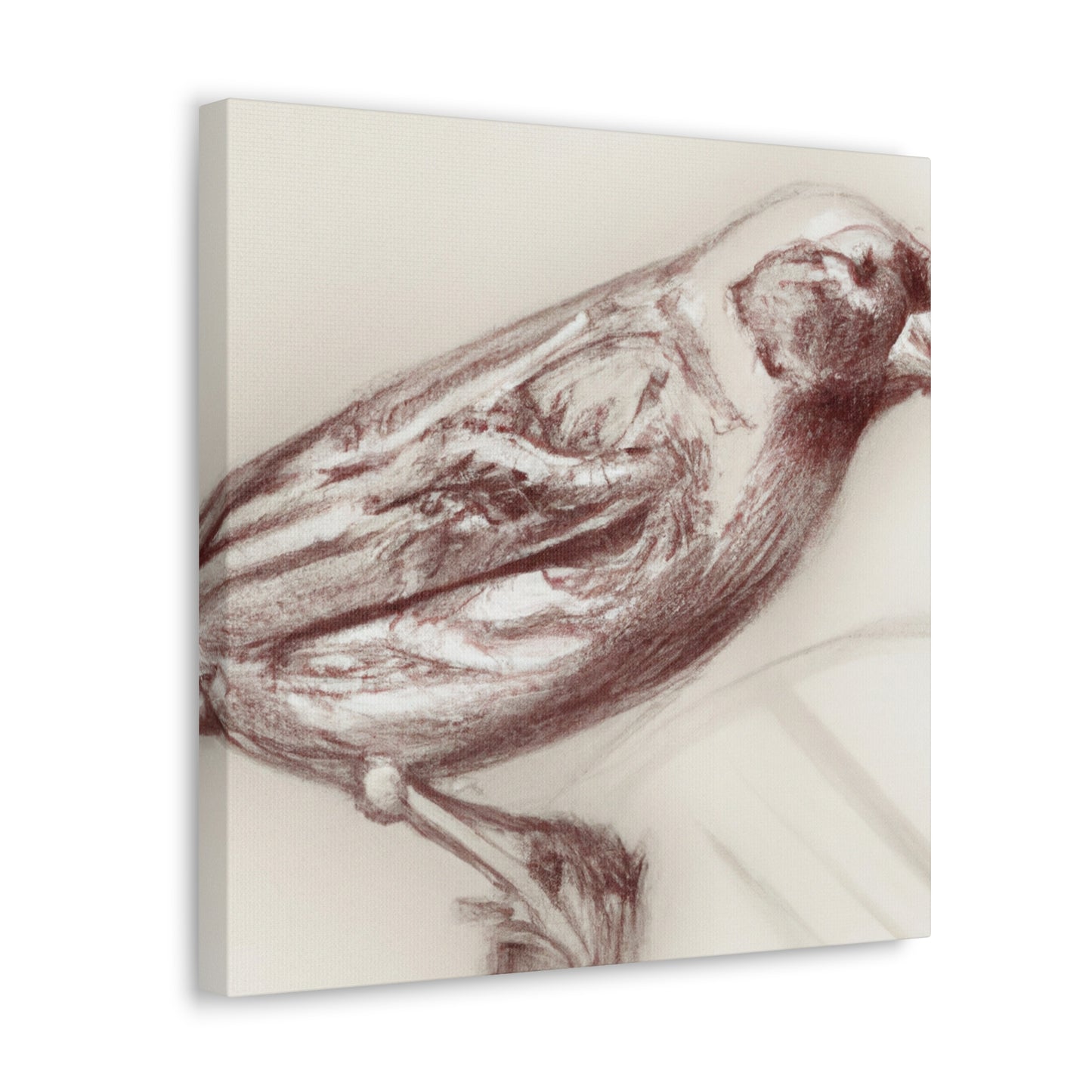 House Finch in Abstraction - Canvas