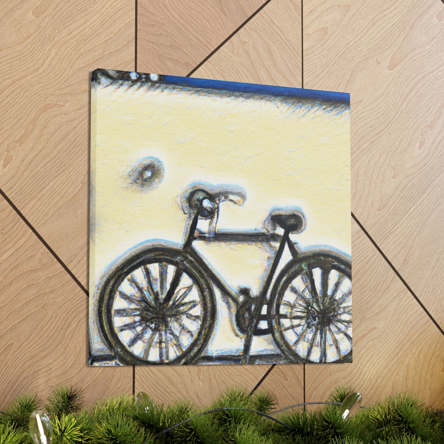 "Wheel of Reflection Bicycle" - Canvas