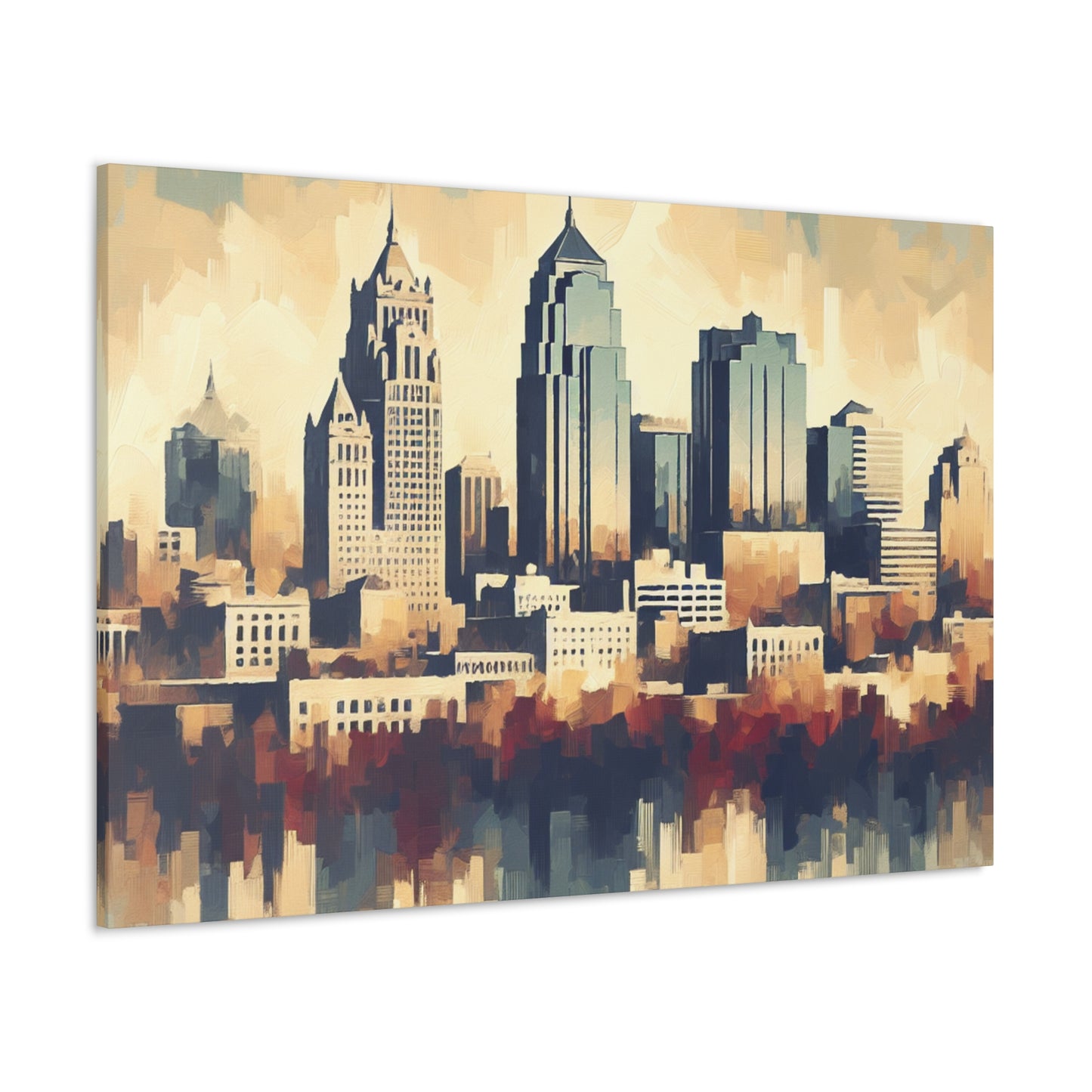 "Urban Symphony: Kansas Reverie" - Canvas