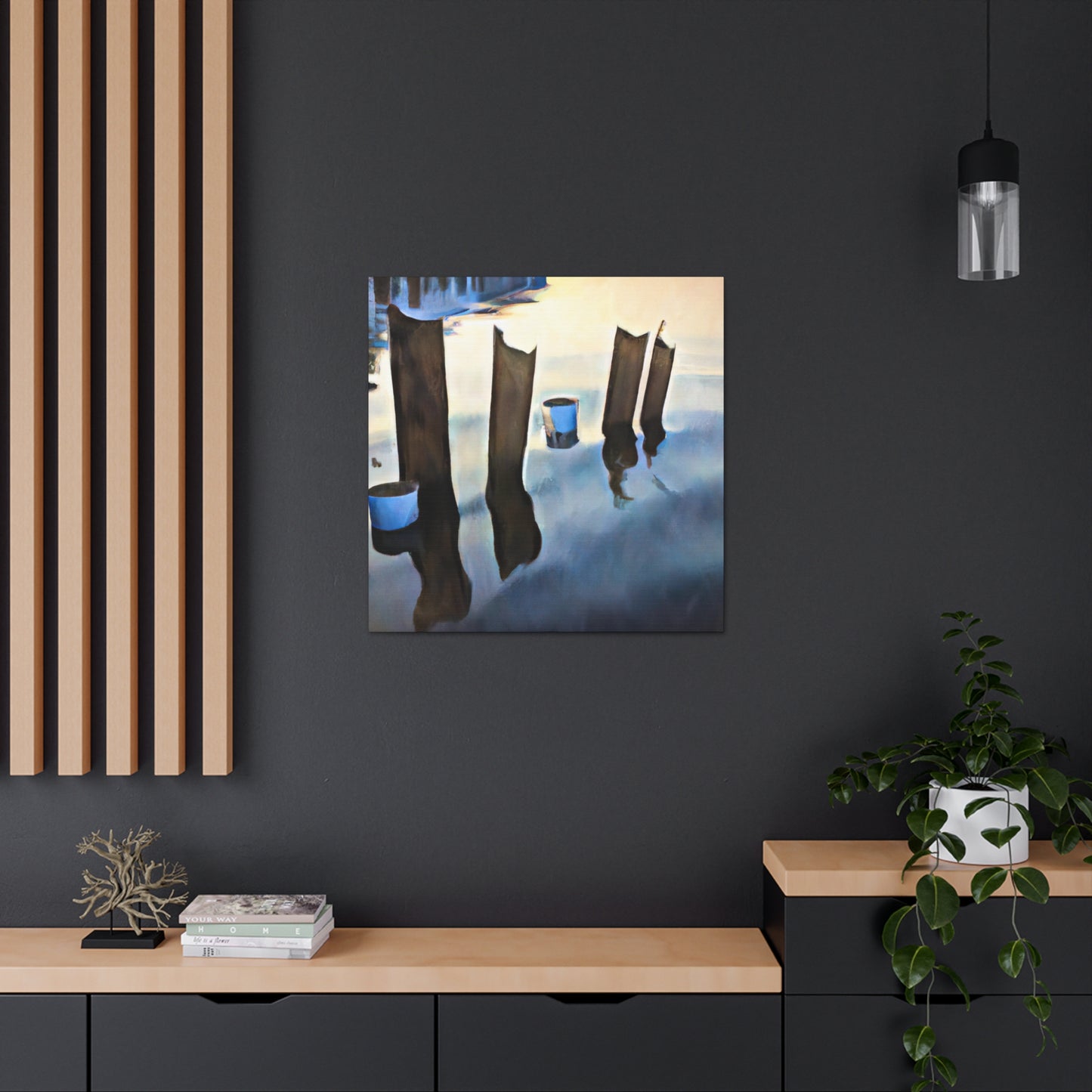 Seawall of Reflection - Canvas