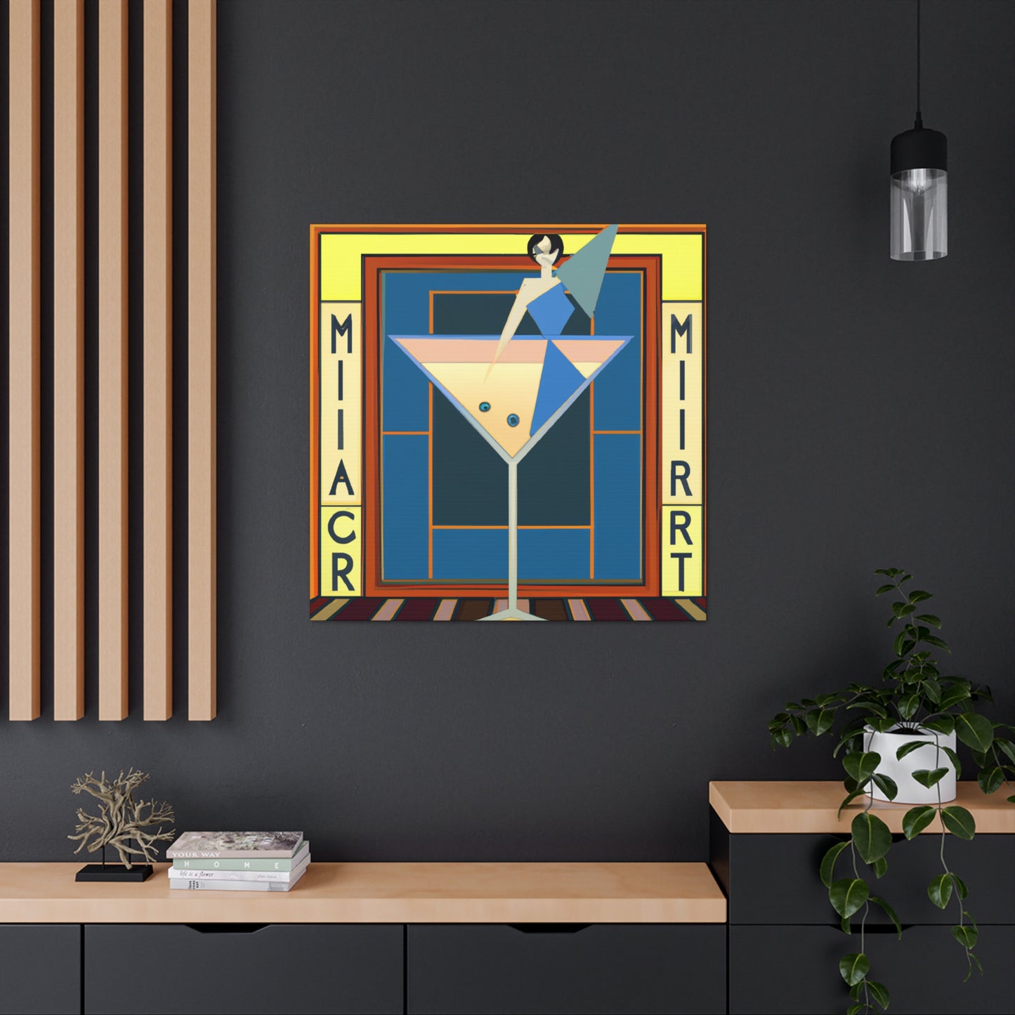 "Cocktail Hour Artistry" - Canvas