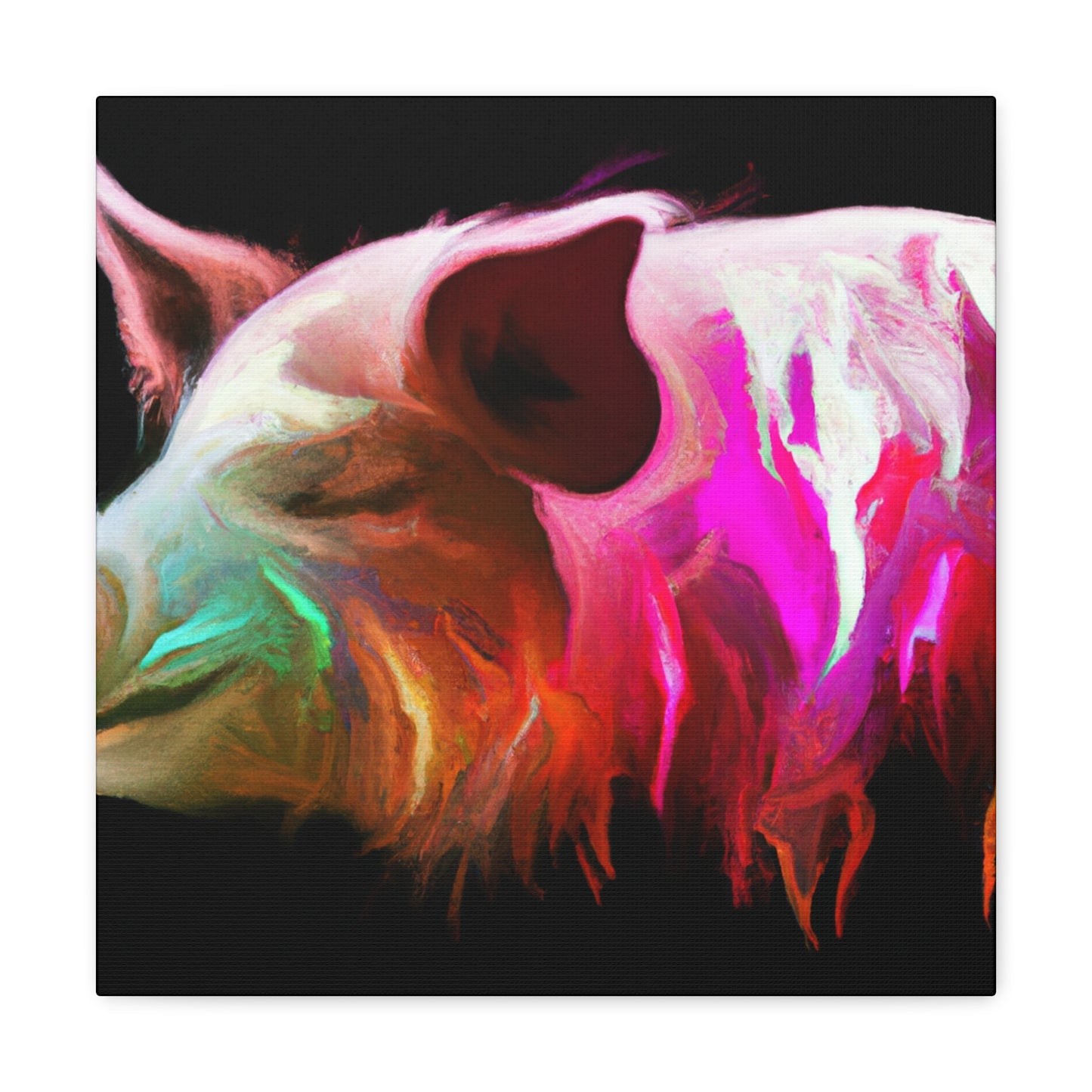 Pig With Personality - Canvas