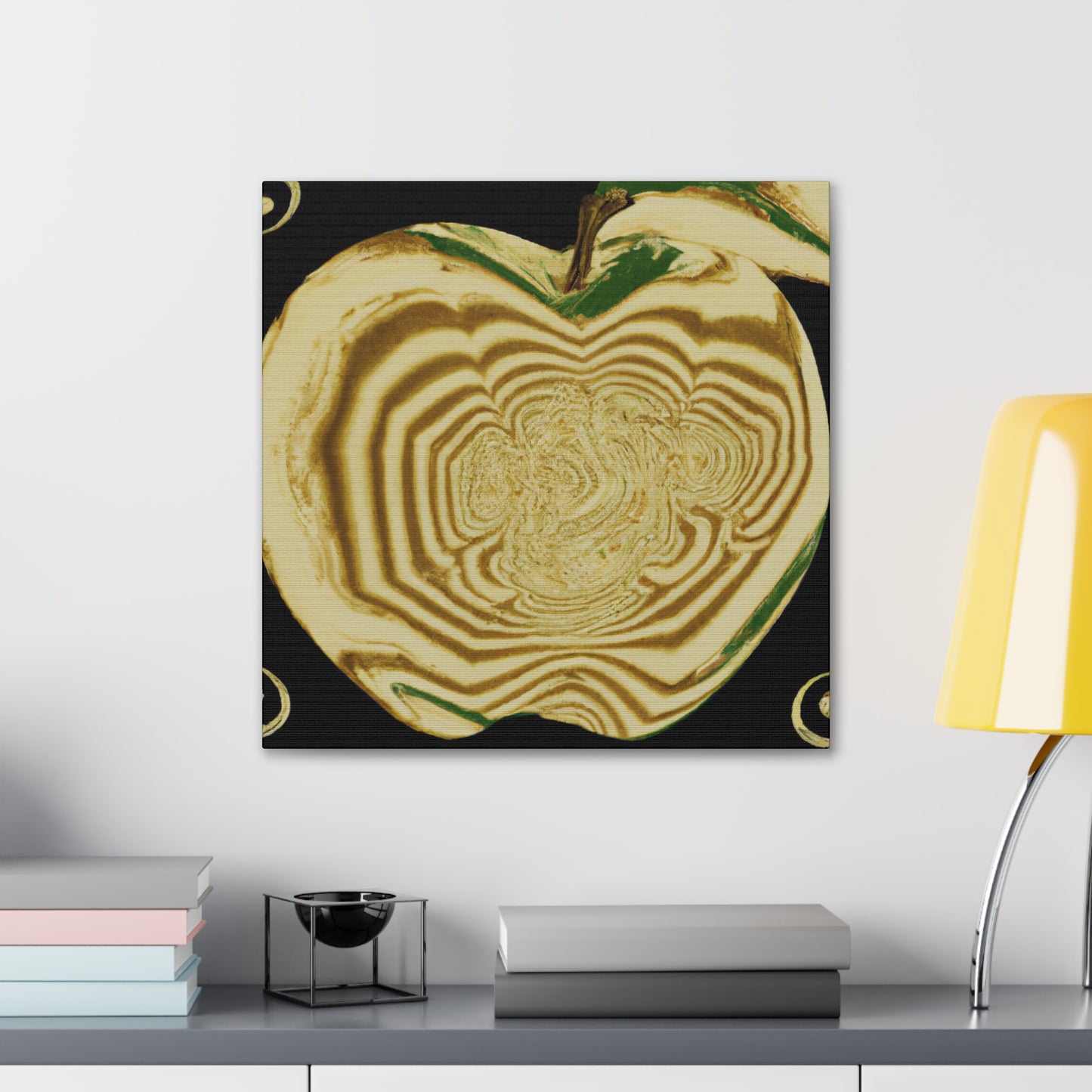 "Apple of Art Nouveau" - Canvas