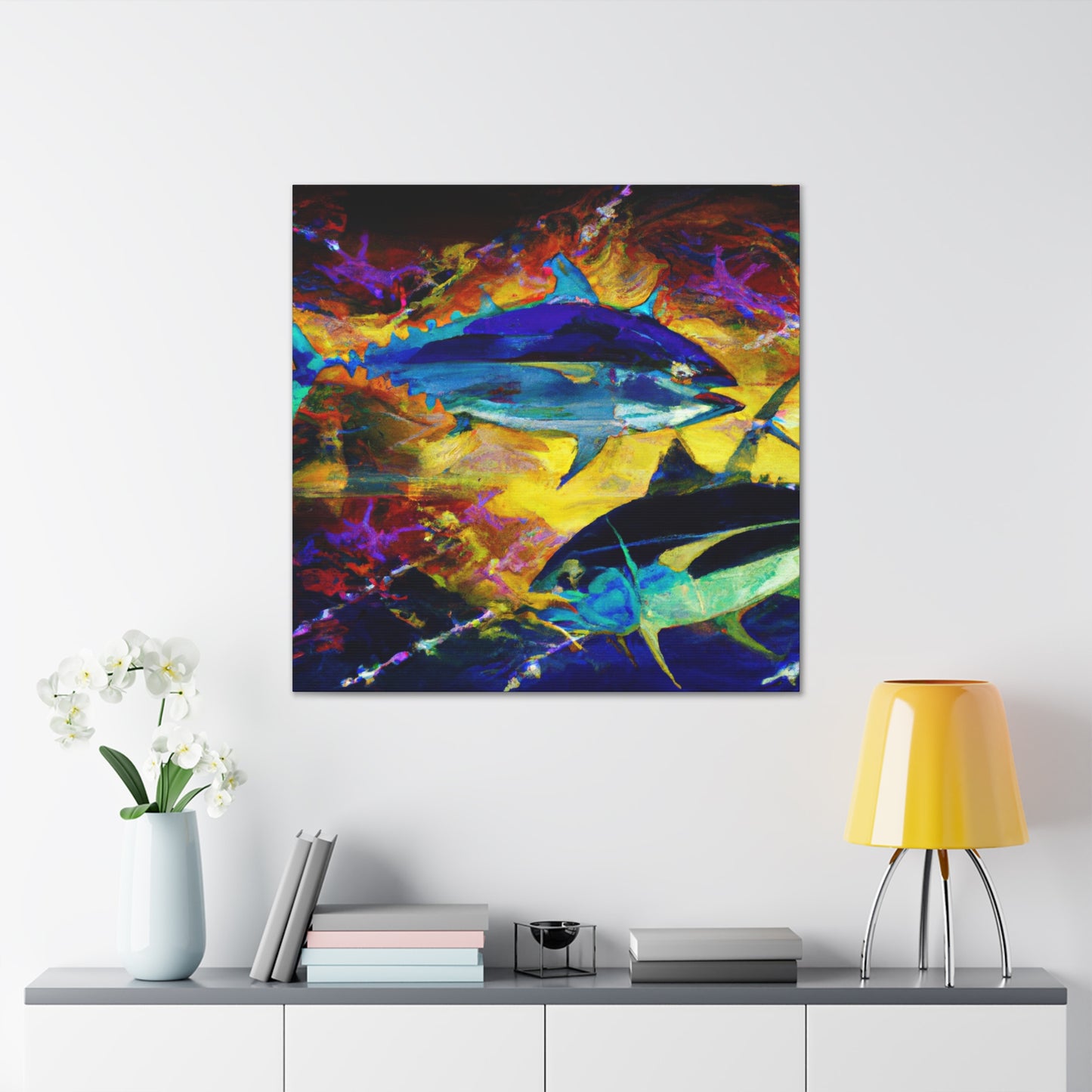 Tuna Fish Abstractions - Canvas