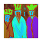 "Wise Men in Fauvism" - Canvas