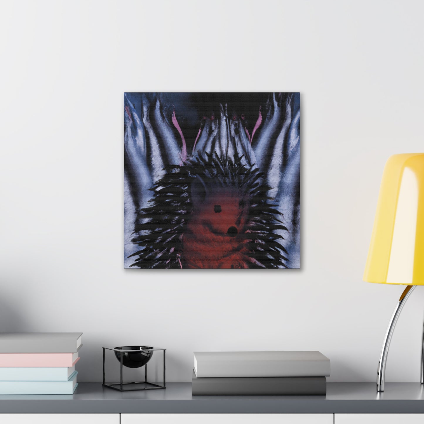 Porcupine Grandeur Drawing - Canvas