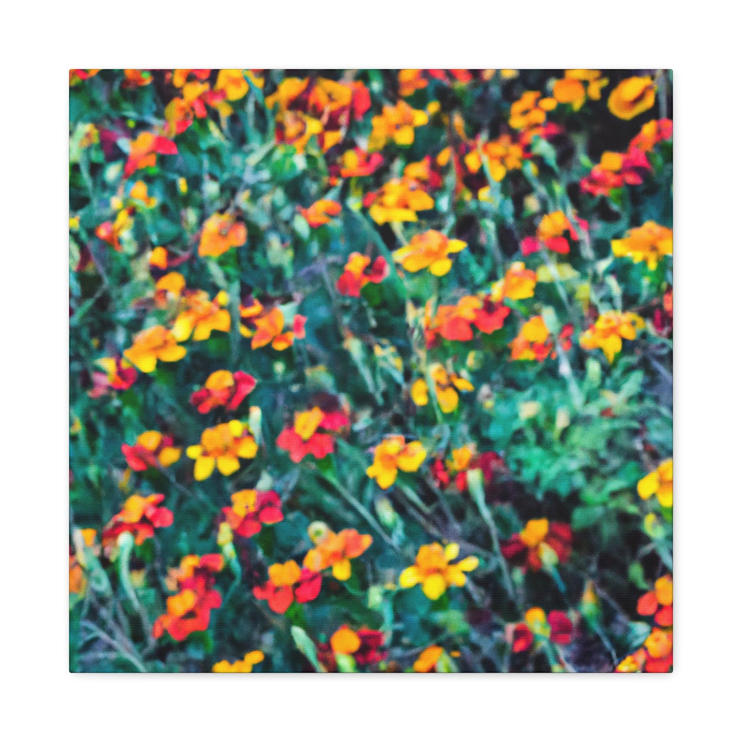 "Glorious Marigold Bloom" - Canvas