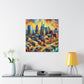 "Vibrant Melodies of Nashville" - Canvas