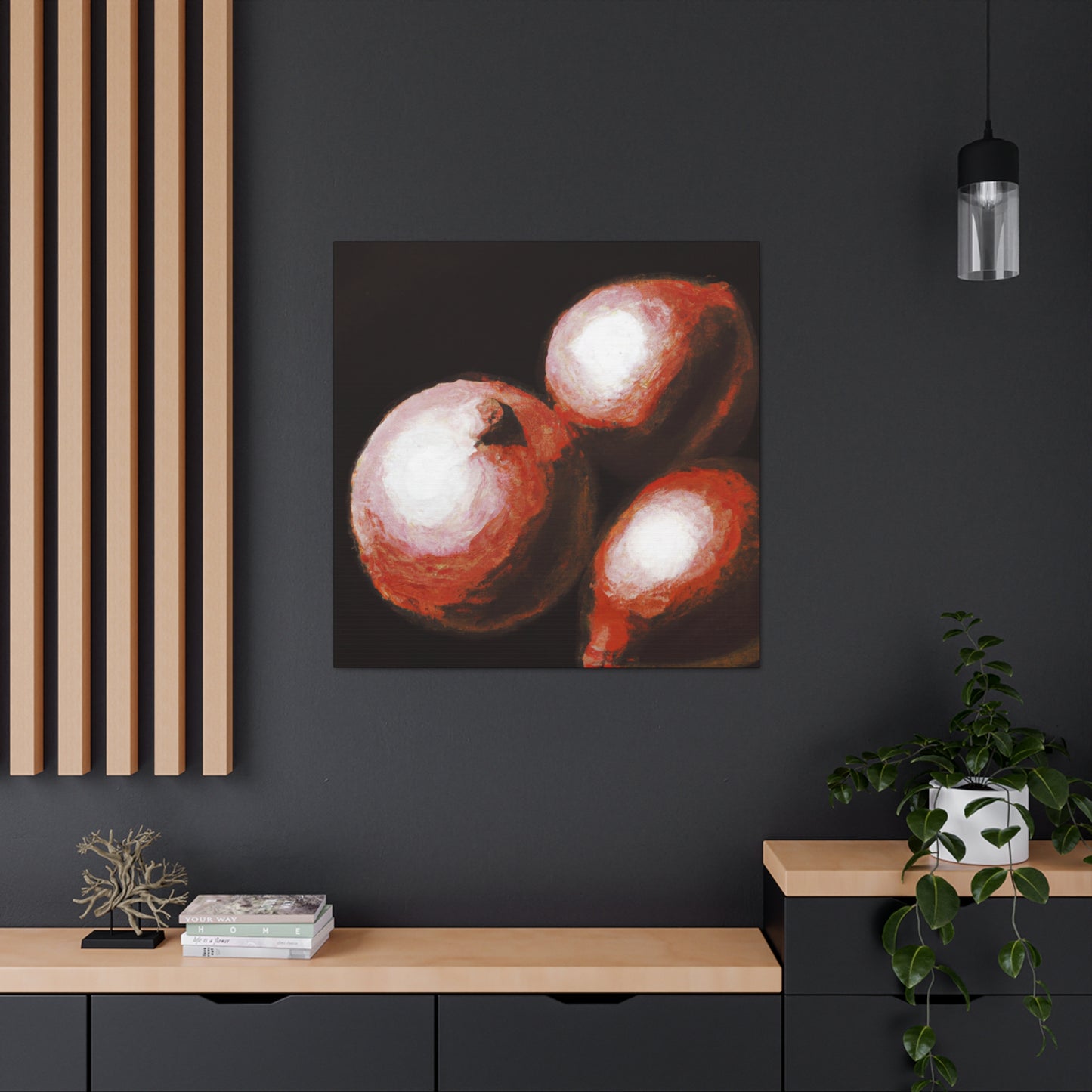 Onion Elegance Painting - Canvas