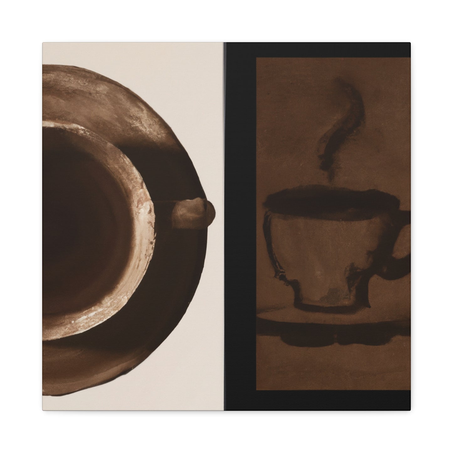 Cup of Coffee Delight - Canvas