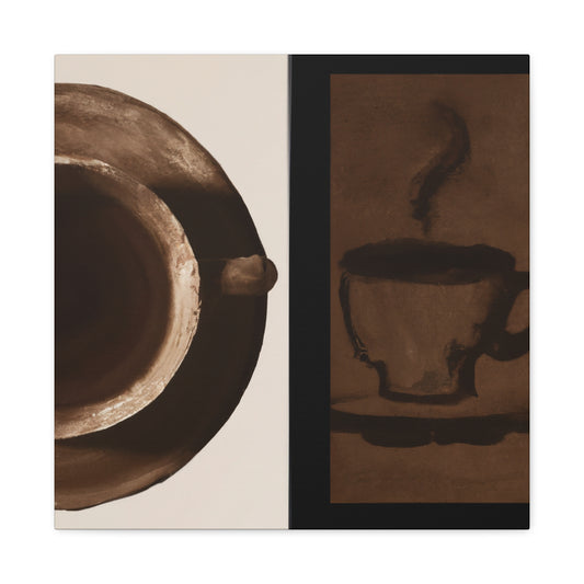 Cup of Coffee Delight - Canvas