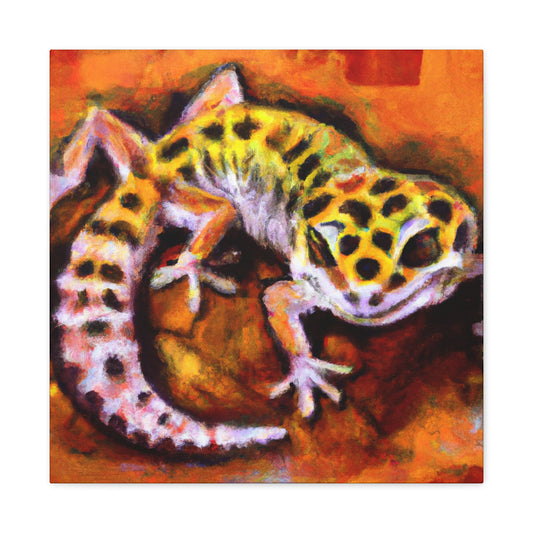 Leopard Gecko Reflection - Canvas