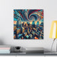 "Vibrant Cincinnati Dreams" - Canvas