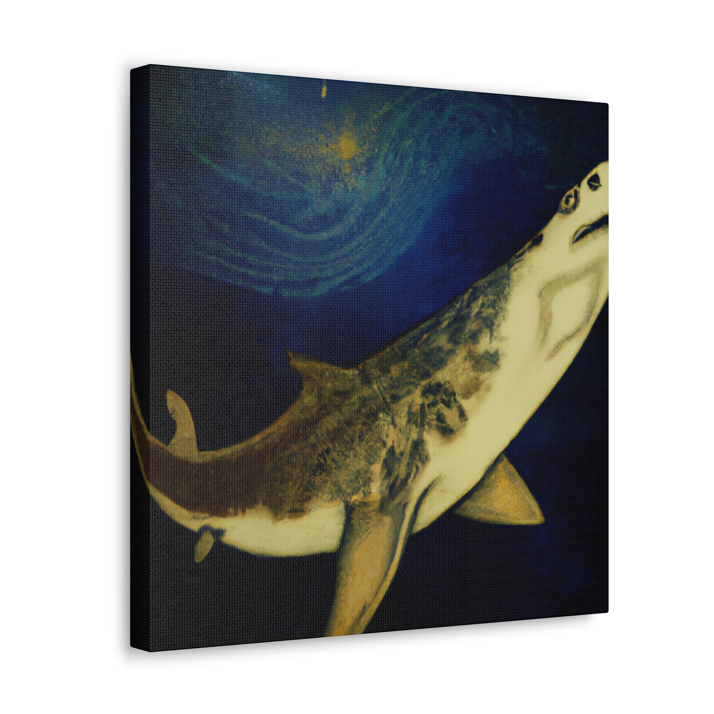 "Shark in Rococo Style" - Canvas