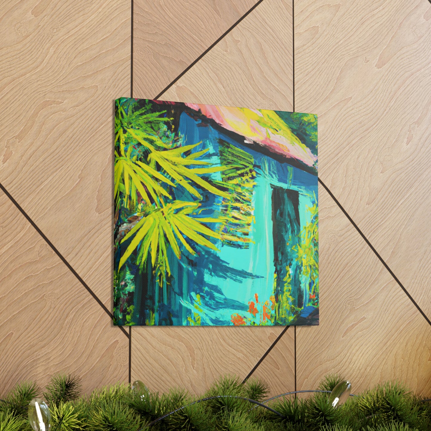 Vibrant Brushstroke Symphony - Canvas