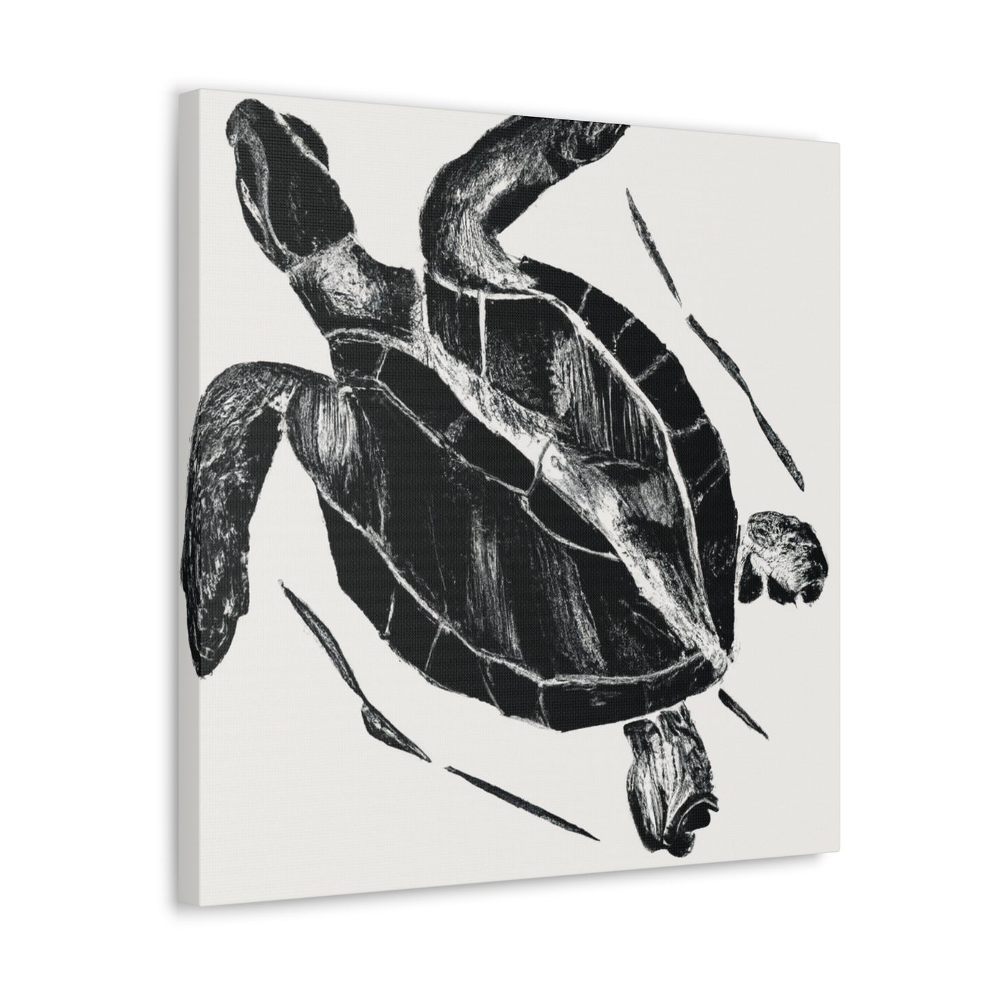 "Sea Turtle's Solitude" - Canvas