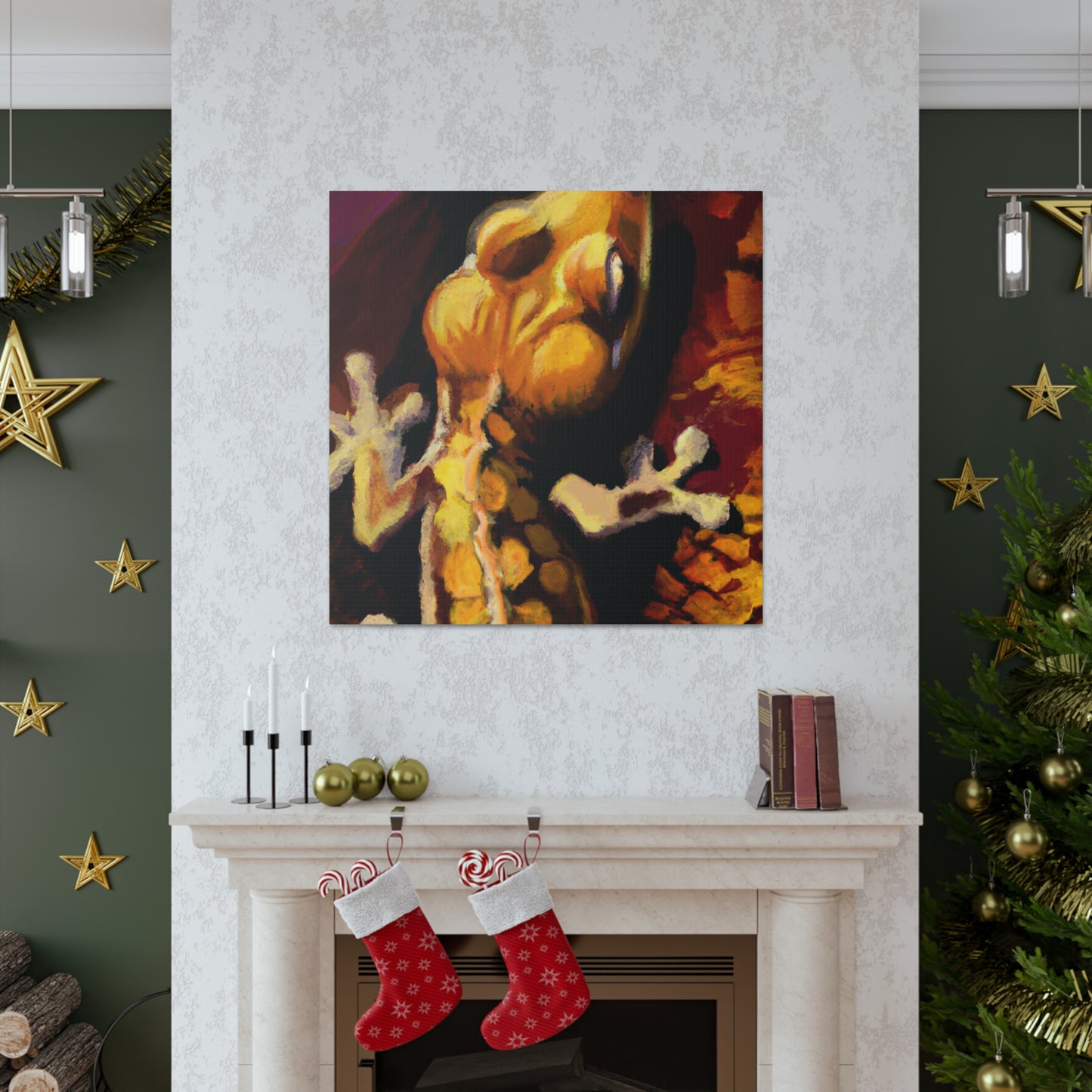 Crested Gecko Dreamscape - Canvas