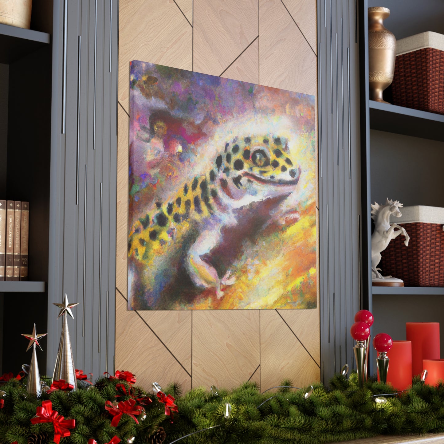 Leopard Gecko Sunrise - Canvas