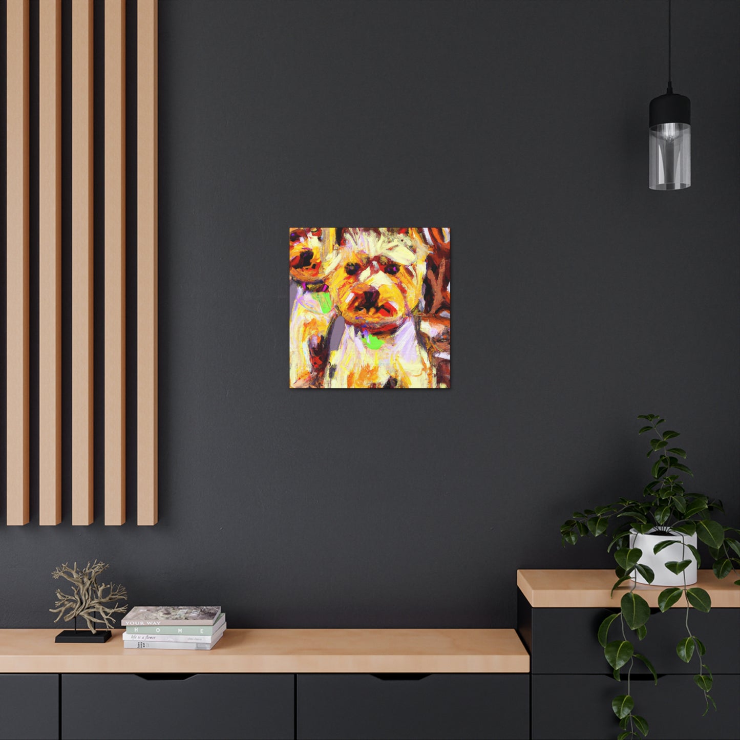 "Yorkshire Dog Grandeur" - Canvas