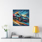 "Revving Timeless Steel Beauty" - Canvas